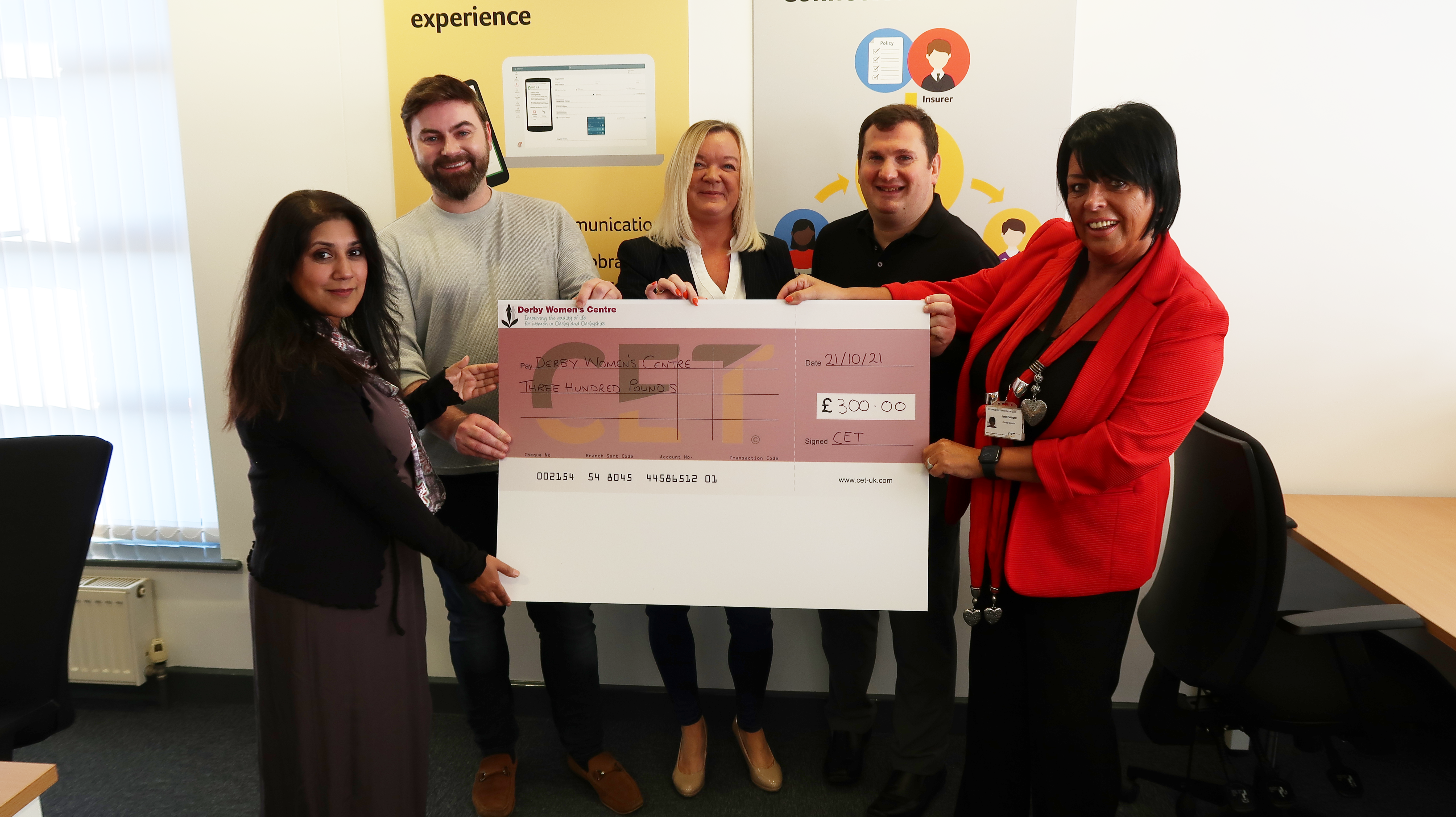 DWC Cheque Handover